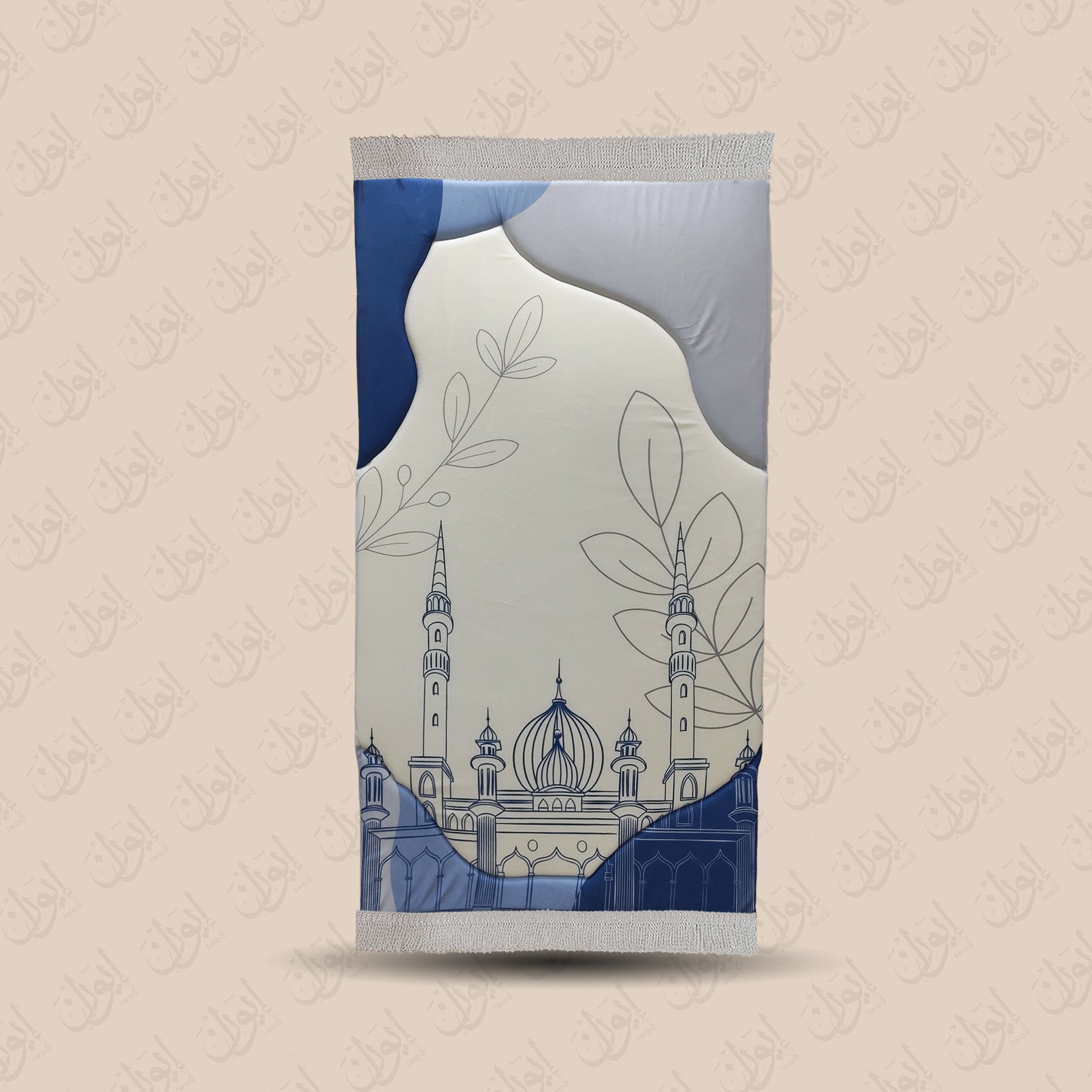 Premium Prayer Rug – Lotus Gray