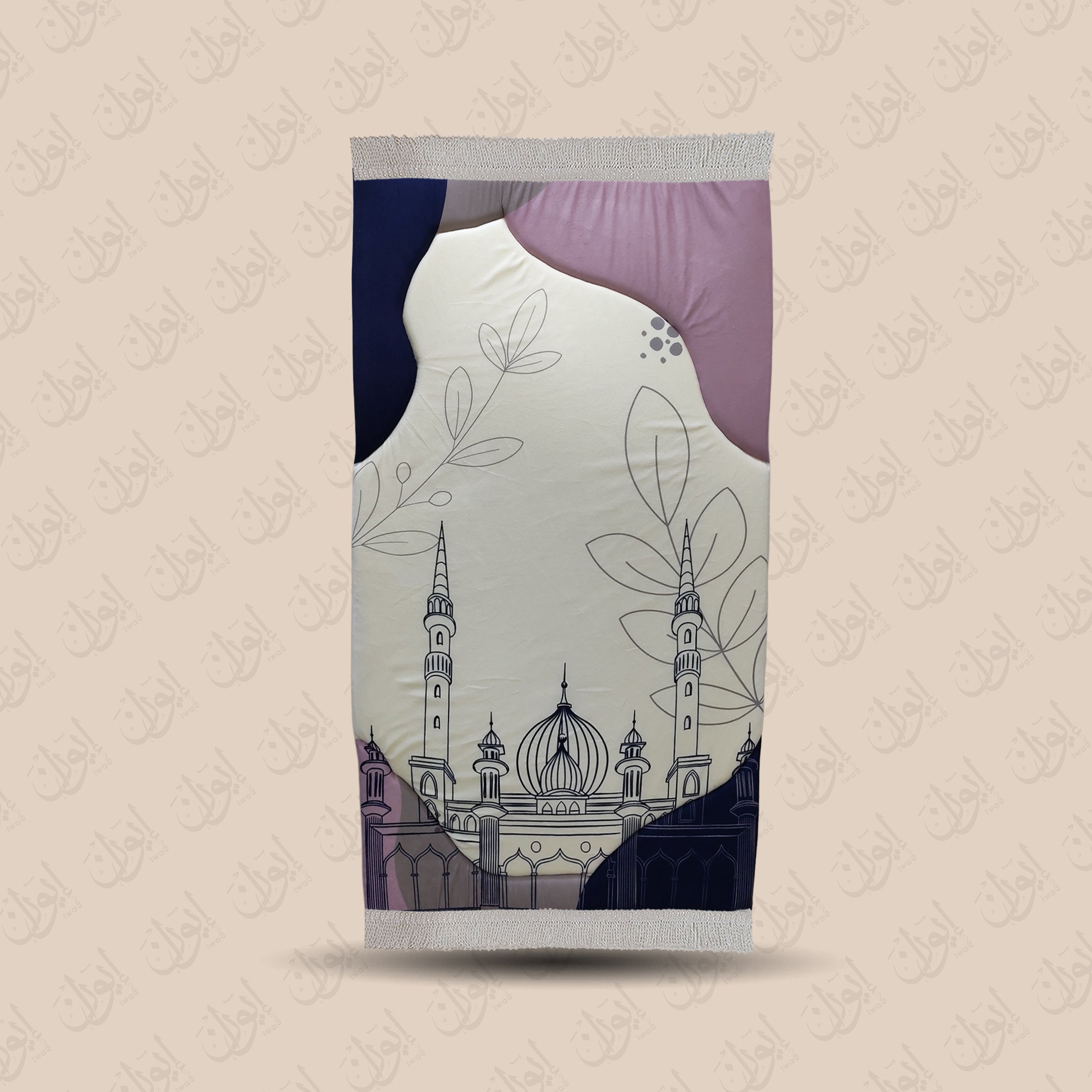 Premium Prayer Rug – Lotus Purple