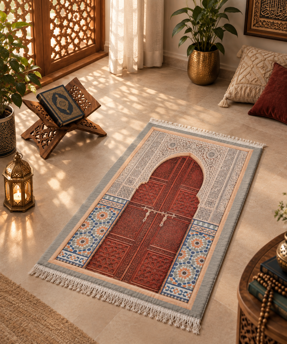 Moroccan Mihrab prayer rug | سجادة صلاة المحراب المغربي
