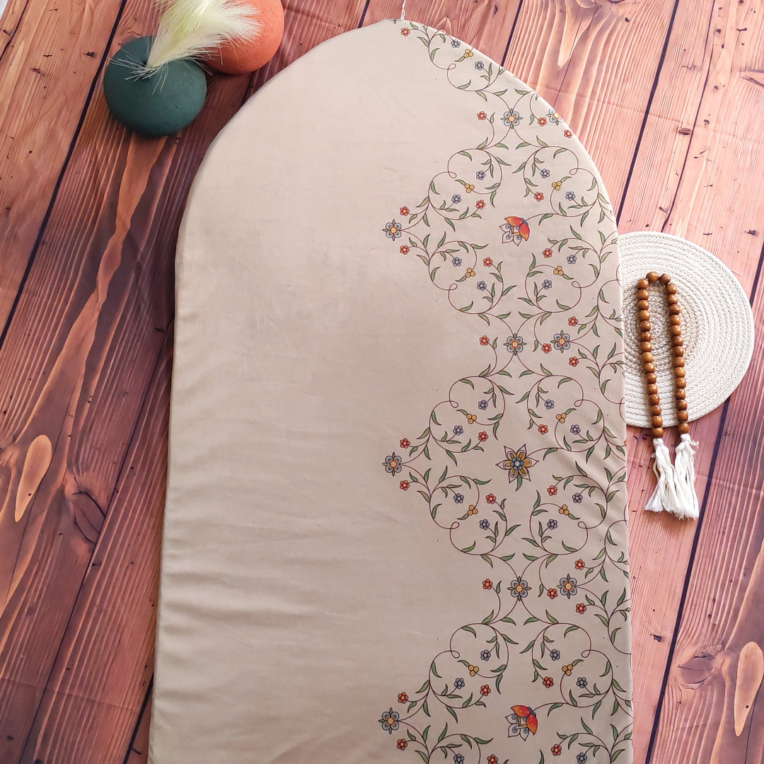 floward Mihrab Beige prayer rug | سجادة صلاة محراب فلاورد بيج