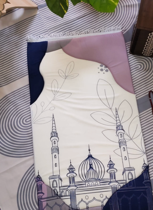 Premium Prayer Rug – Lotus Purple