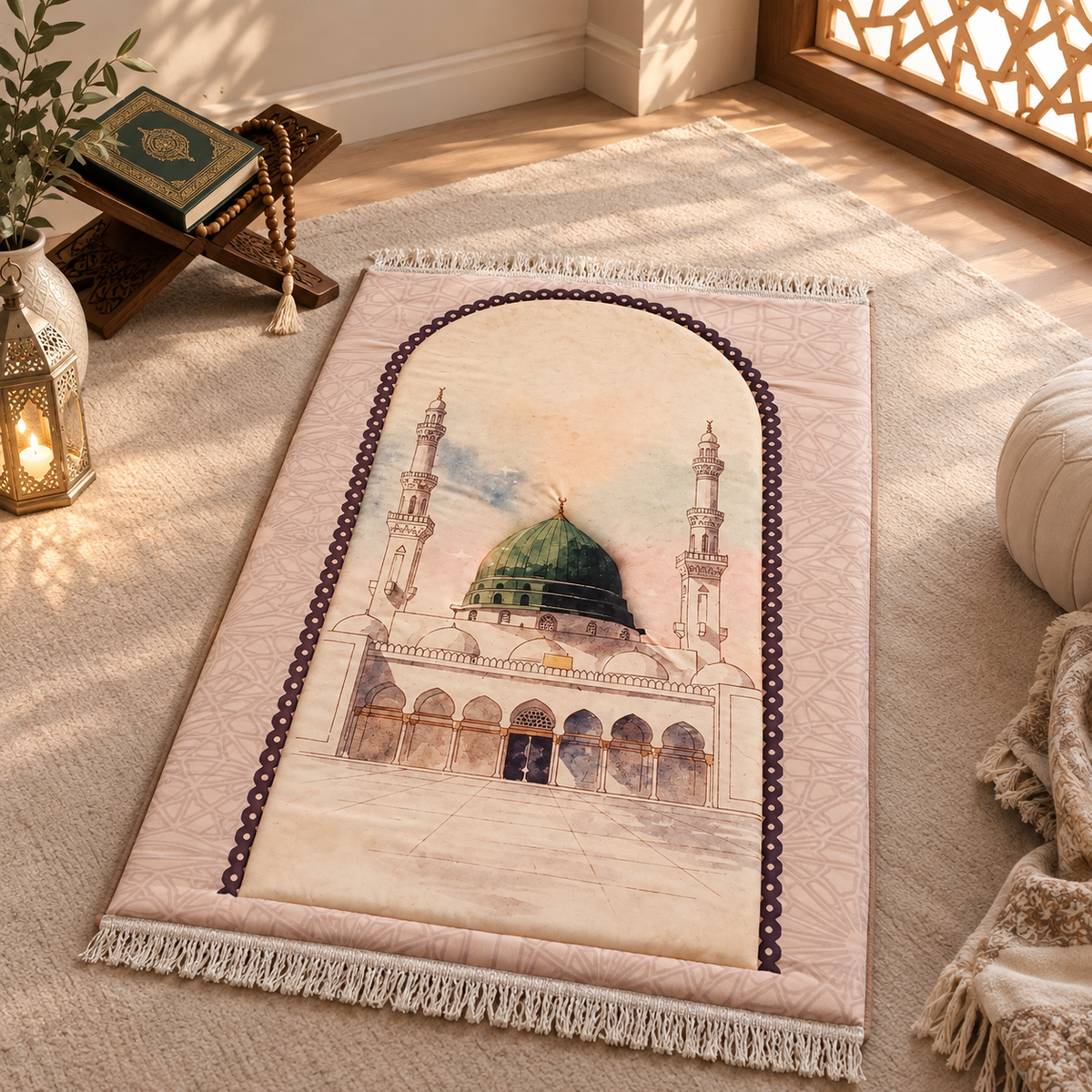 Taiba prayer rug | سجادة صلاة طيبة