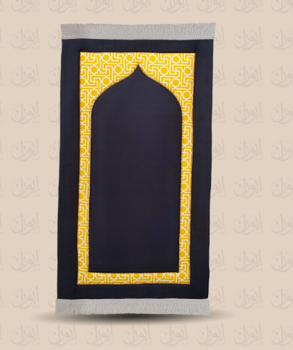 Premium Prayer Rug – golden mihrab